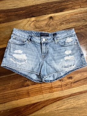 Lucky Brand Distressed Light Blue Denim Cutoff Shorts Sz 6